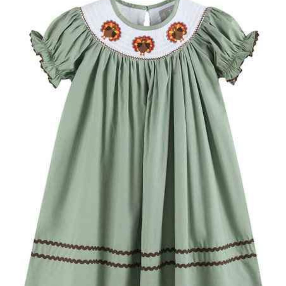 Lil Cactus smocked dress